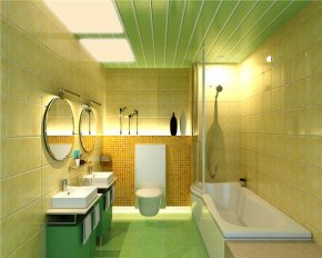 потолок в ванной комнате из пластиковых панелей
